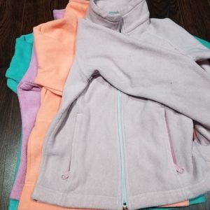 Lot of 4 Columbia fleece sweaters